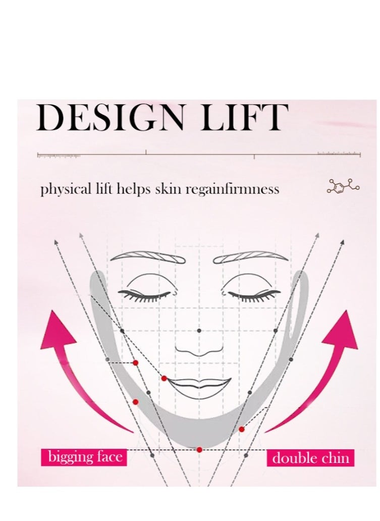 SADOER - 2Packs V Line Lifting Mask, Double Chin Mask, Hydrogel Collagen Mask With Aloe Vera & Seaweed, Chin Lift, Firming Skin, Anti-Wrinkle Face Masks - Image 1