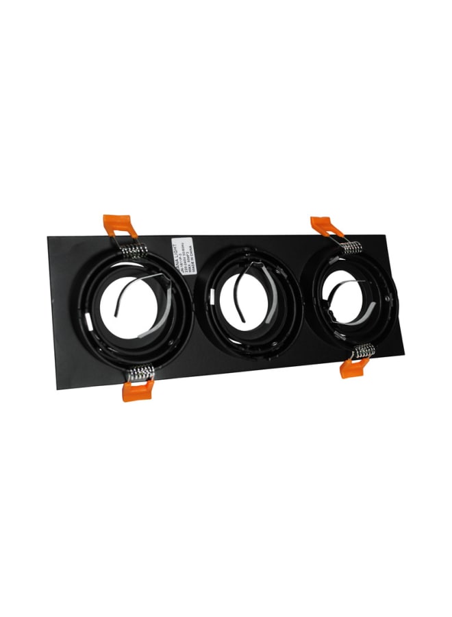 جسم سبوت 3 عين مربع فلات اسود جنى لايت - Image 3