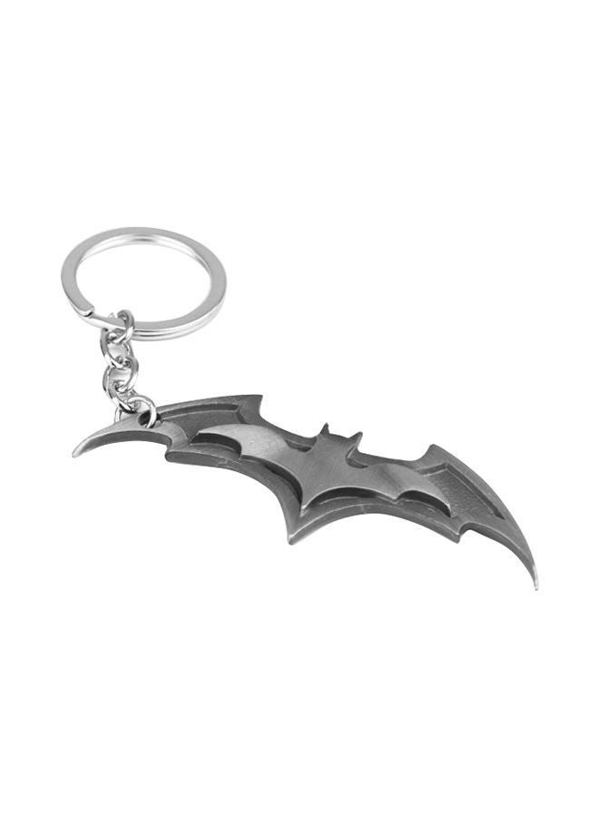 NIBEMINENT Batman Logo Shape Car Keychain - Image 1
