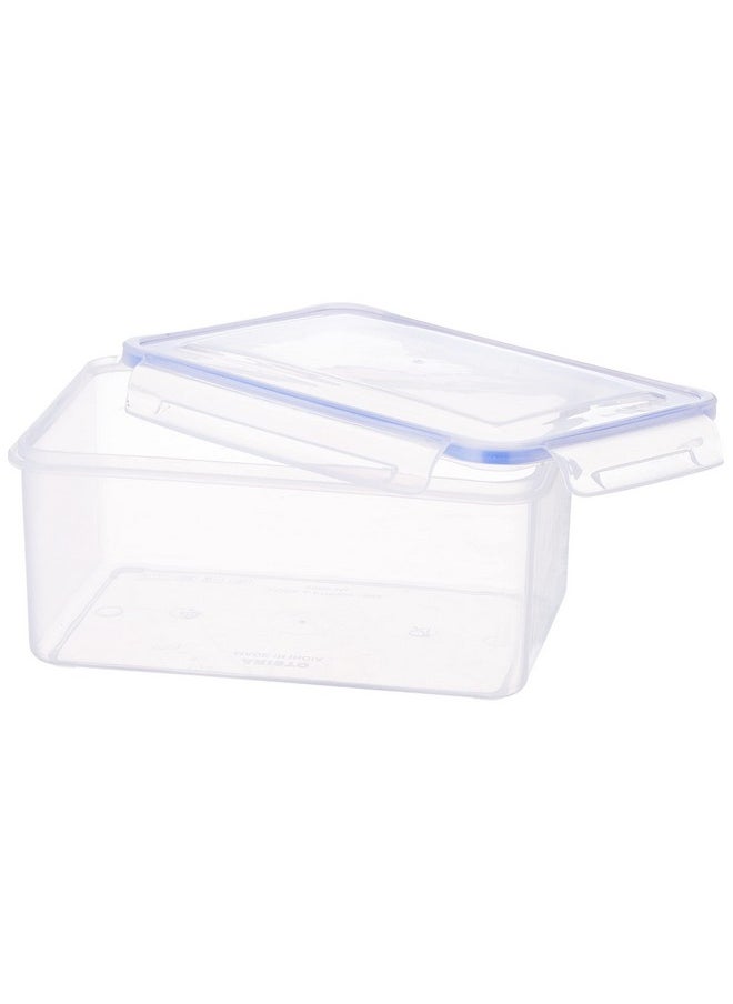 Aristo - Aristo Lock & Fresh 302 Plastic Storage Container For Storing grains, pulses, rice, wheat etc - 2200 ML, Transparent Clear, large (LOCK&FRESH302), (22 x 15.5 x 14.5) cm - Image 1
