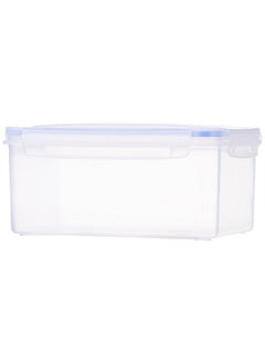 Aristo Aristo Lock & Fresh 302 Plastic Storage Container For Storing grains, pulses, rice, wheat etc - 2200 ML, Transparent Clear, large (LOCK&FRESH302), (22 x 15.5 x 14.5) cm  - Image 1