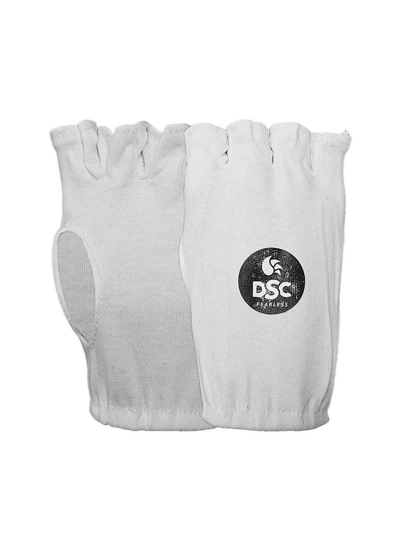 DSC Attitude fingerless Cricket Batting Inner Glove | Closure Type: Elasticated Wristband | For Both-Hand batsman | Cricket Inner Glove  - Image 1