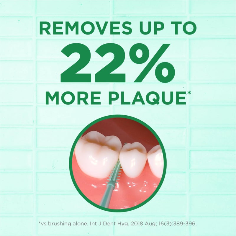 GUM Soft-Picks Comfort Flex, Easy to Use Dental Picks for Teeth Cleaning Health, Disposable Interdental Brushes with Convenient Carry Case, Dentist Recommended Dental Picks, Mint, 80 Count - Image 2