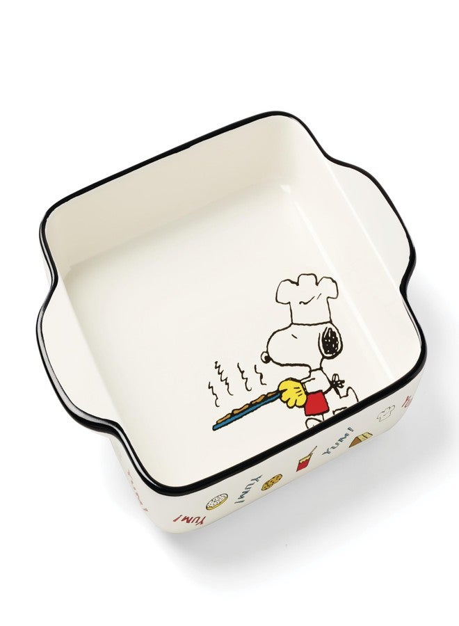 Lenox 897691 Chef Snoopy Square Baker - Image 1