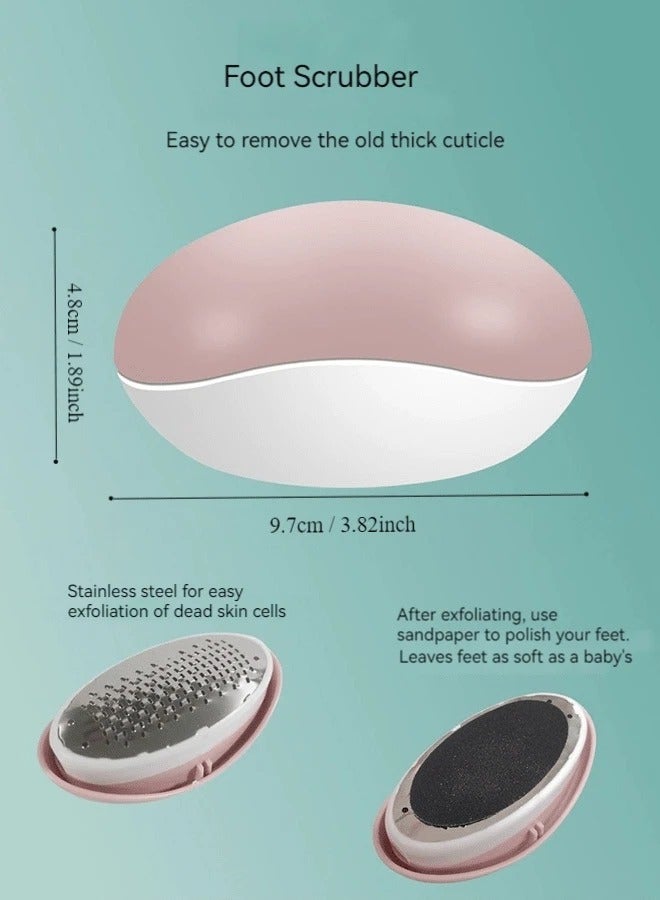 بلان A مجموعة الباديكير والمانيكير الاحترافية المحمولة، قلم باديكير كهربائي يعمل بالبطاريات، مزود بـ 6 رؤوس للعناية بالأظافر، وقصافتين، ومبرد للأظافر والبشرة، وأداة تقشير الجلد الميت للقدمين - Image 4