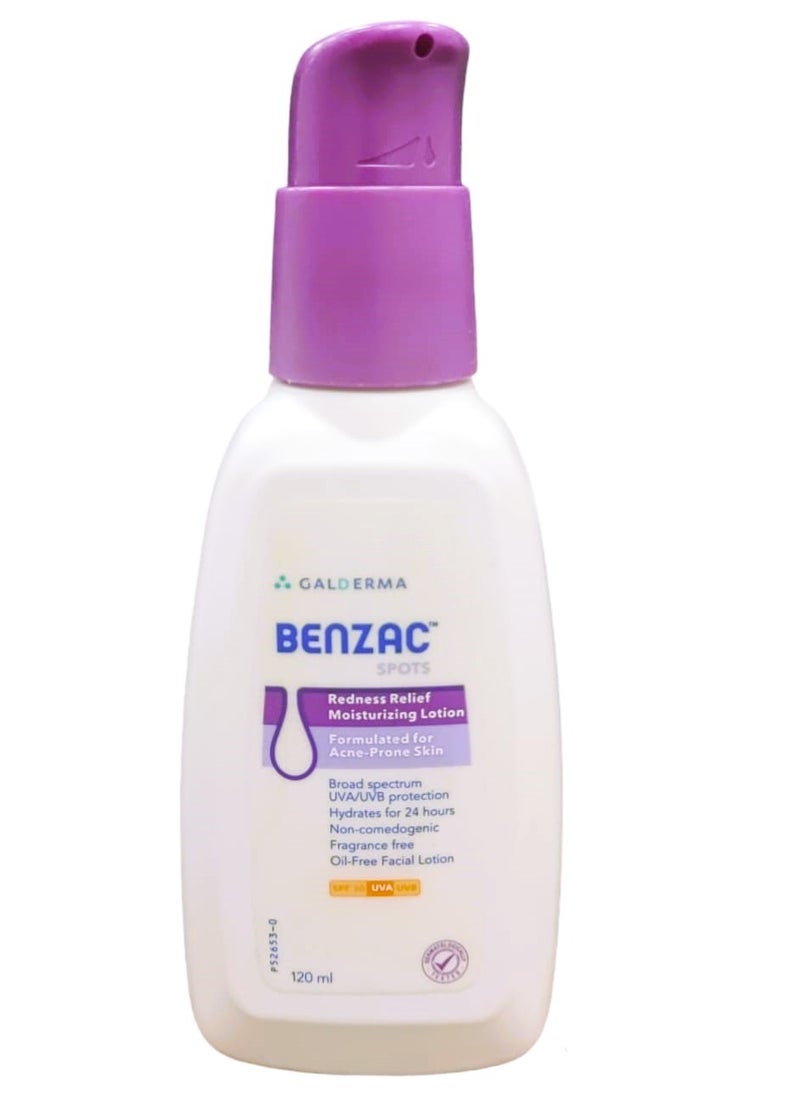 Benzac Redness Relief Moisturizing Lotion 120ml  - Image 1