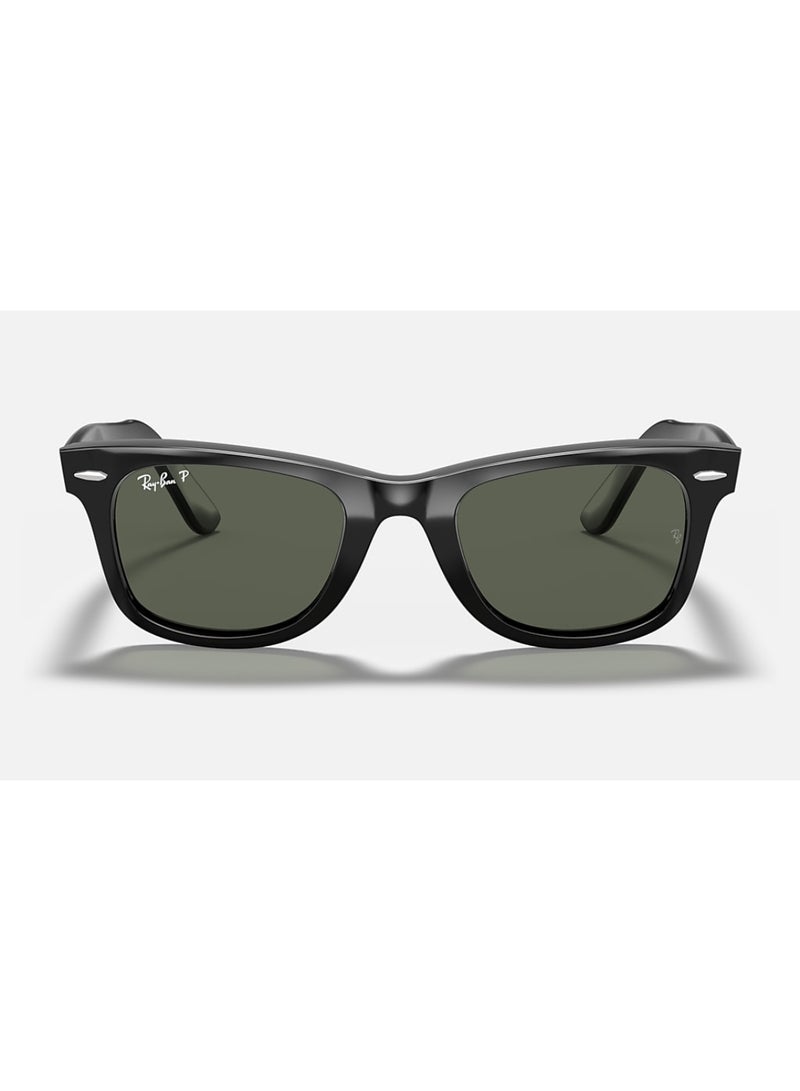 Ray-Ban Unisex Unisex Square Shape Acetate Sunglasses RB2140 901/58 54 - Lens Size: 54 Mm - Polished Black - Image 2