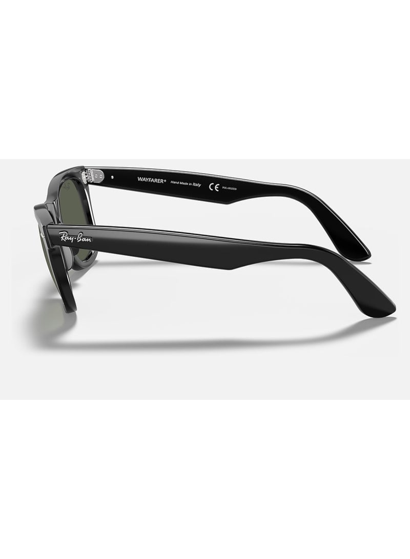 Ray-Ban Unisex Unisex Square Shape Acetate Sunglasses RB2140 901/58 54 - Lens Size: 54 Mm - Polished Black - Image 4