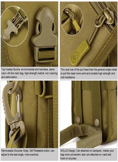Arabest Multi Purpose Car Bag Outdoor Cycling Backpack Shoulder Bag  Small Crossbody Bag  Men  Bag  Waist Bag  Casual Mini Bag  - Image 3