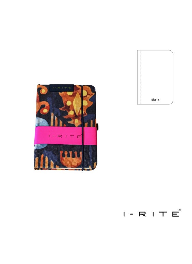 Notebook دفتر ملاحظات I-RITE، غلاف مقوى، 9×14 سم، فارغ، متعدد الألوان  - Image 1