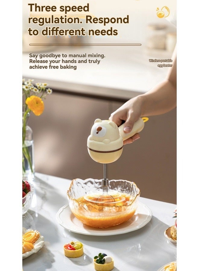 إم مياويان خفاقة يدوية، خلاط كهربائي صغير منزلي، مضرب بيض، خلاط كريمة، خلاط كيك - Image 5