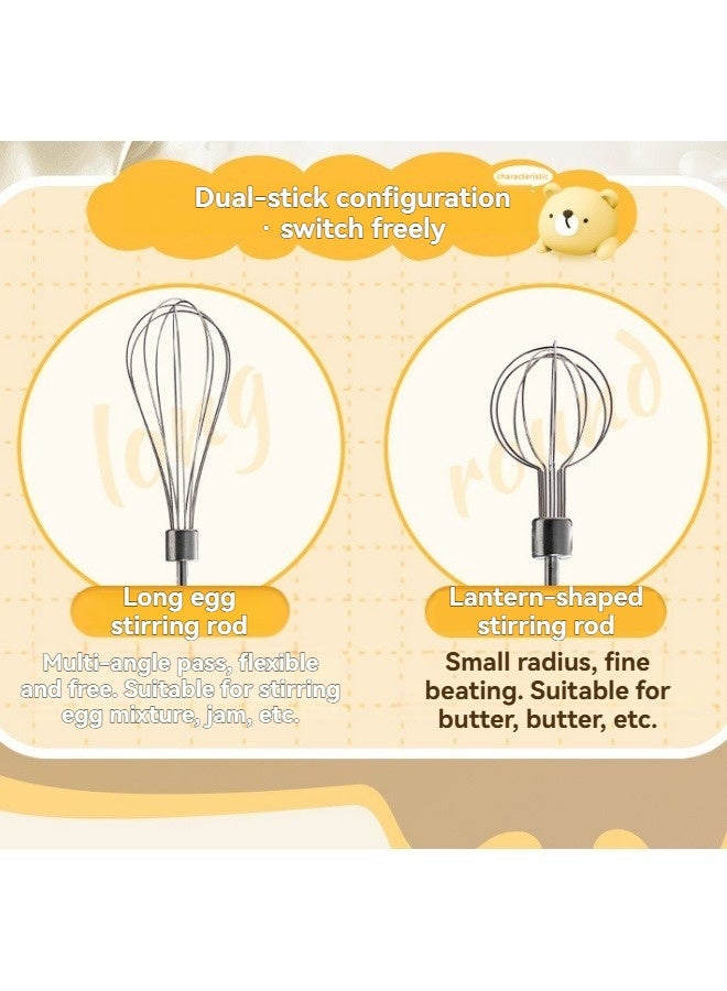 إم مياويان خفاقة يدوية، خلاط كهربائي صغير منزلي، مضرب بيض، خلاط كريمة، خلاط كيك - Image 4