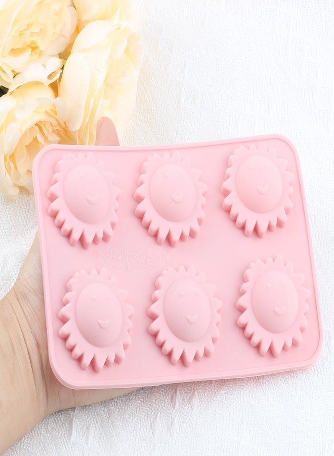 YIMINGMOLD قوالب سيليكون صغيرة على شكل شمس من YIMINGMOLD بستة تجاويف لتزيين الكب كيك والشوكولاتة - Image 3