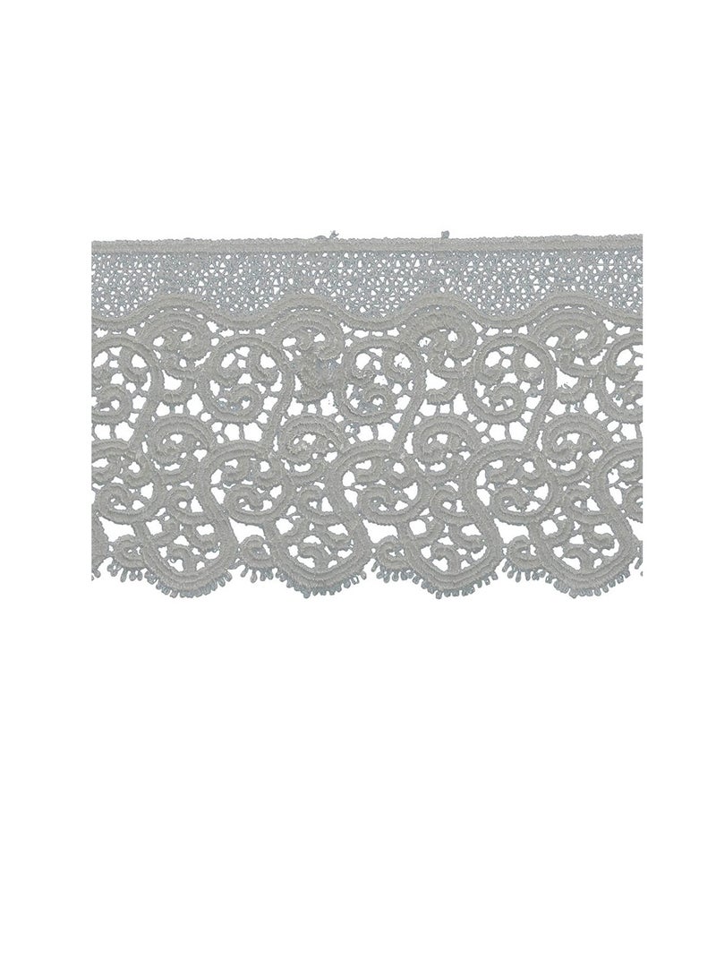 Abstract Edge Venice Lace Trim 3-1/8in Oyster - Image 3