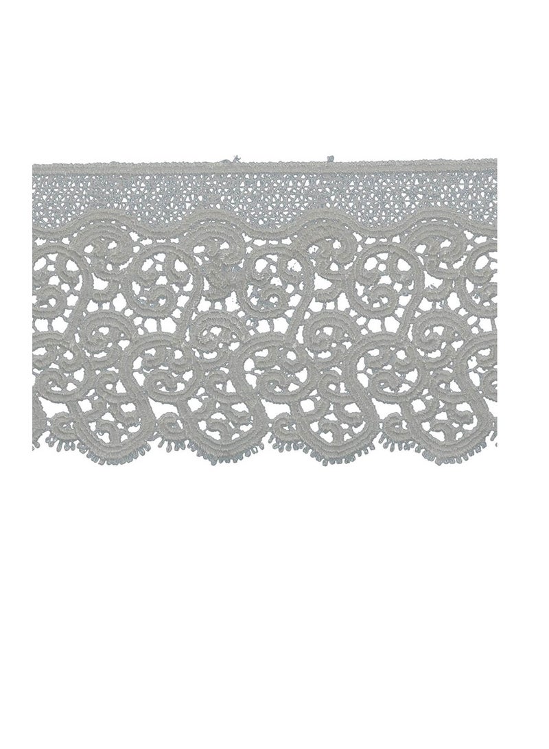 Abstract Edge Venice Lace Trim 3-1/8in Oyster - Image 1
