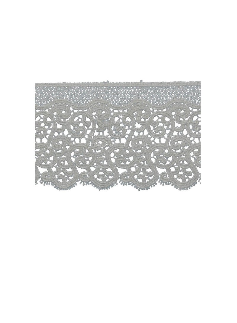 Abstract Edge Venice Lace Trim 3-1/8in Oyster - Image 2