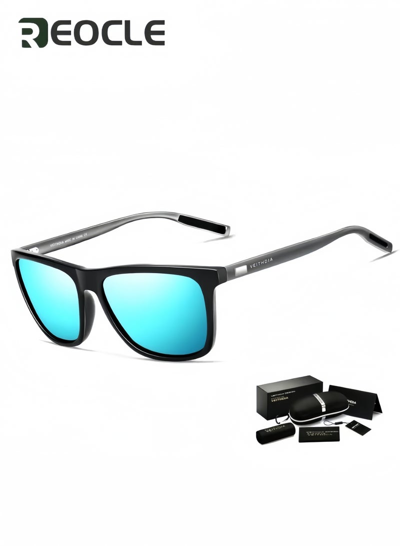 ريوكل نظارات شمسية مستقطبة للرجال نظارات شمسية للقيادة حماية من الأشعة فوق البنفسجية نظارات شمسية مضادة للوهج نظارات شمسية خفيفة للغاية نظارات رياضية خارجية مع حافظة نظارات - Image 1