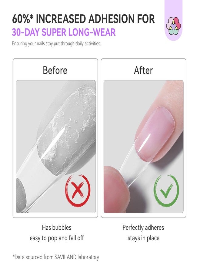 SAVILAND Solid Nail Glue Gel: 30-Day Lasting Strong Adhesive Glues for Press On Nails - SSProTip X Professional Gel Nail Glue, 20g U V Curing Formula, Quick Cure Home & Salon Use - Image 4