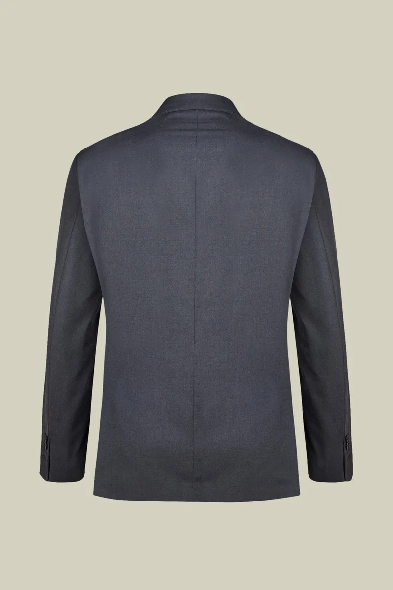 Doppelganger Grey Men's single breasted blazer - DK Grey for Men | Best Price UAE