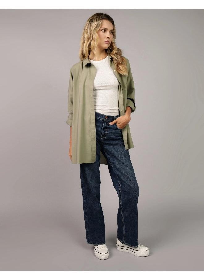 American Eagle AE Go Big Oversized Shirt  - Image 1