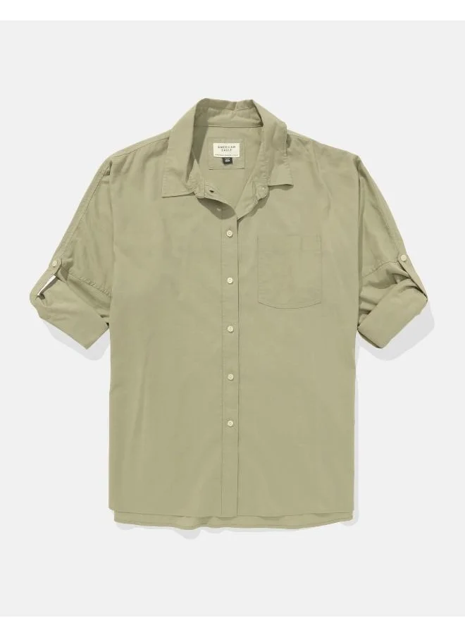 American Eagle AE Go Big Oversized Shirt