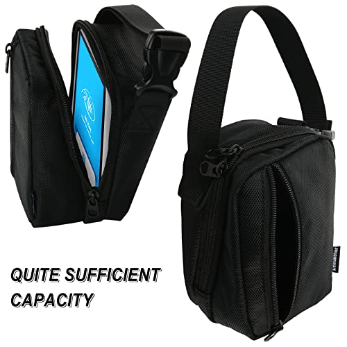 Homakover Square Terminal Case, Fits Terminal Power Adapter & Cable, Receipt Paper Rolls and Hub, Square Reader Protector Waterproof Carrying Bag, Adjustable Portable Anti-Scratch Protective Travel Case - Image 4