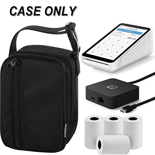 Homakover Square Terminal Case, Fits Terminal Power Adapter & Cable, Receipt Paper Rolls and Hub, Square Reader Protector Waterproof Carrying Bag, Adjustable Portable Anti-Scratch Protective Travel Case - Image 2