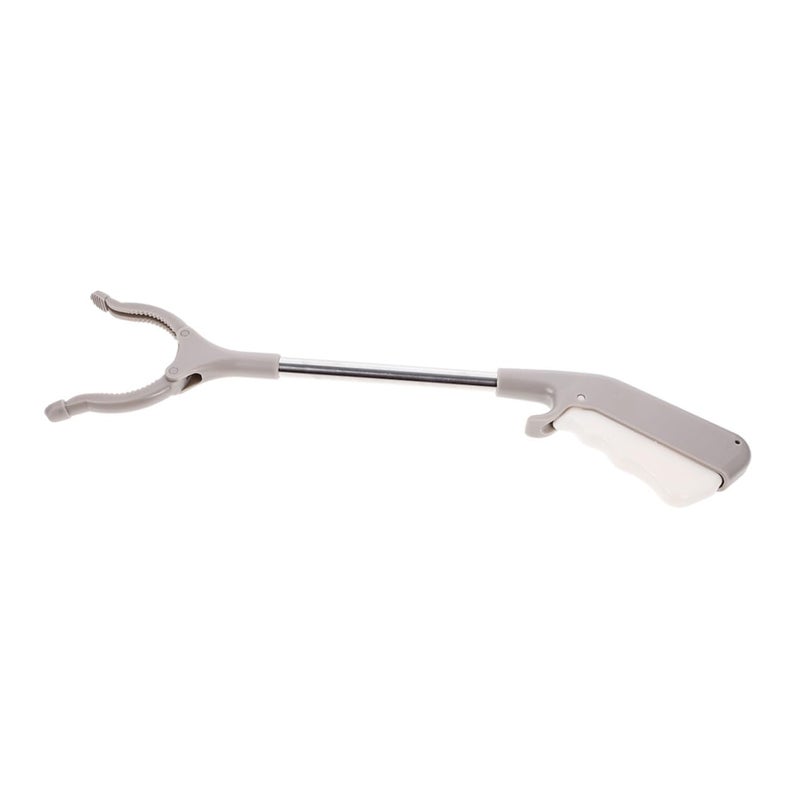 60cm Stainless Steel Trash Picker Grabber Clip, Thickened Outdoor Garbage Grabber Tool for Rubbish Collection and Waste Pickup, - Image 1
