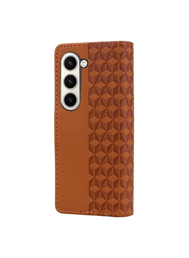 erorex Case For Samsung Galaxy Z Fold6 Diamond Buckle Leather Phone Case with Lanyard - Image 3