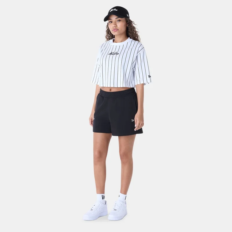 NEW ERA White Women's Pinstripe T-Shirt for Women | Best Price UAE