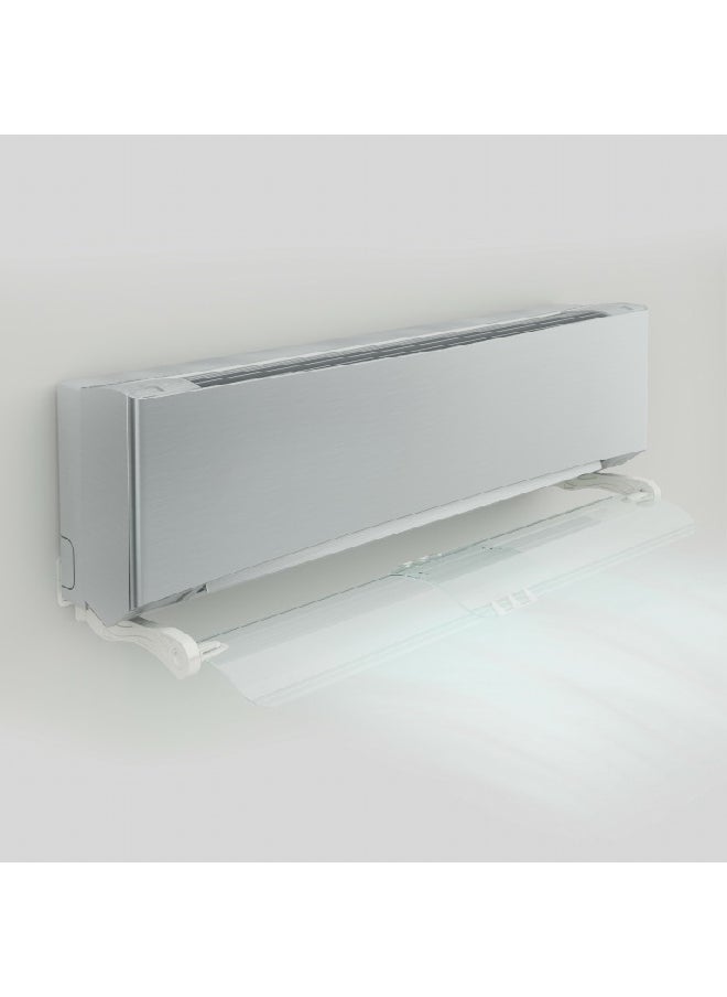 Witforms - Premium Plus Multiple Installation Curvy Wide Split AC Air Flow Deflector Clear 5 x 22 x 60 cm 4967 - Image 1