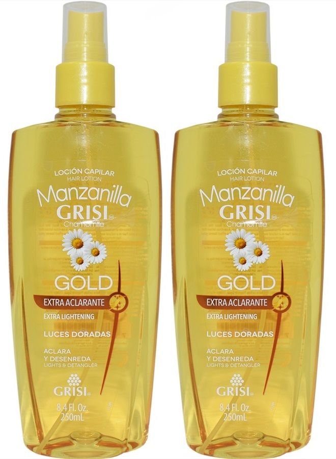 Grisi لوسيون شعر البابونج مانزانيلا يفتح ويفكك 8.4 أونصة (عبوة 2) - Image 1