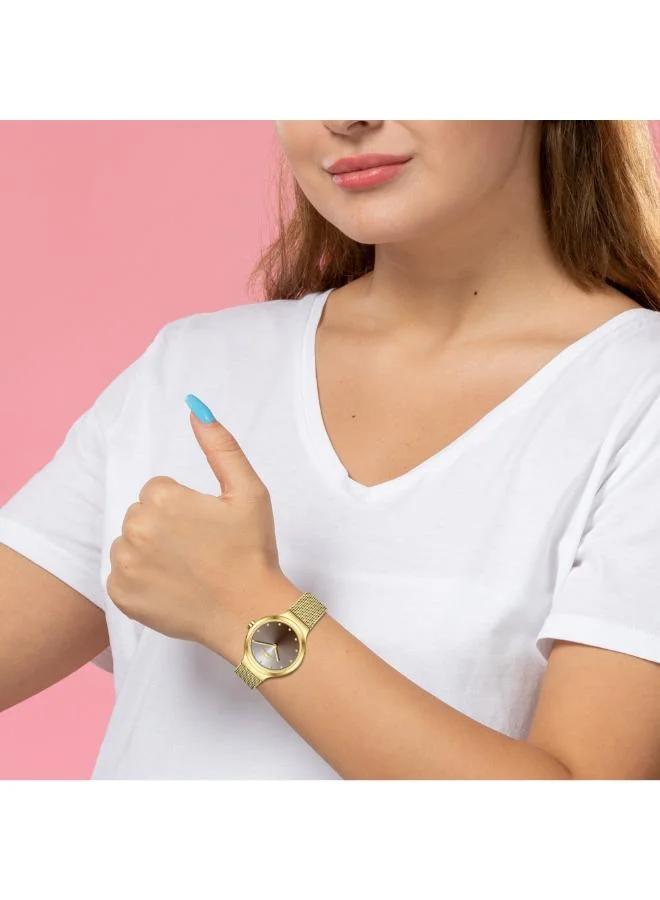 Slazenger  Women's Mesh Analog Watch SL.9.2587.3.140 - 30 mm for Women | Best Price UAE