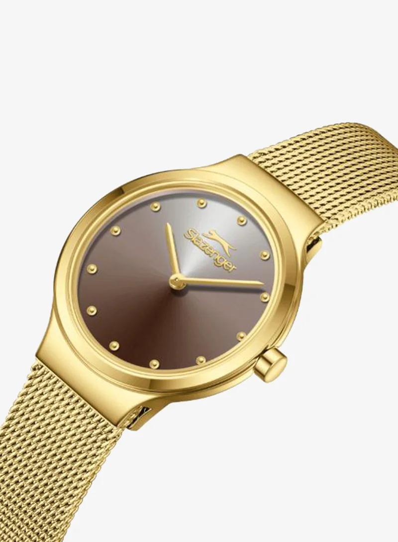 Slazenger  Women's Mesh Analog Watch SL.9.2587.3.140 - 30 mm for Women | Best Price UAE