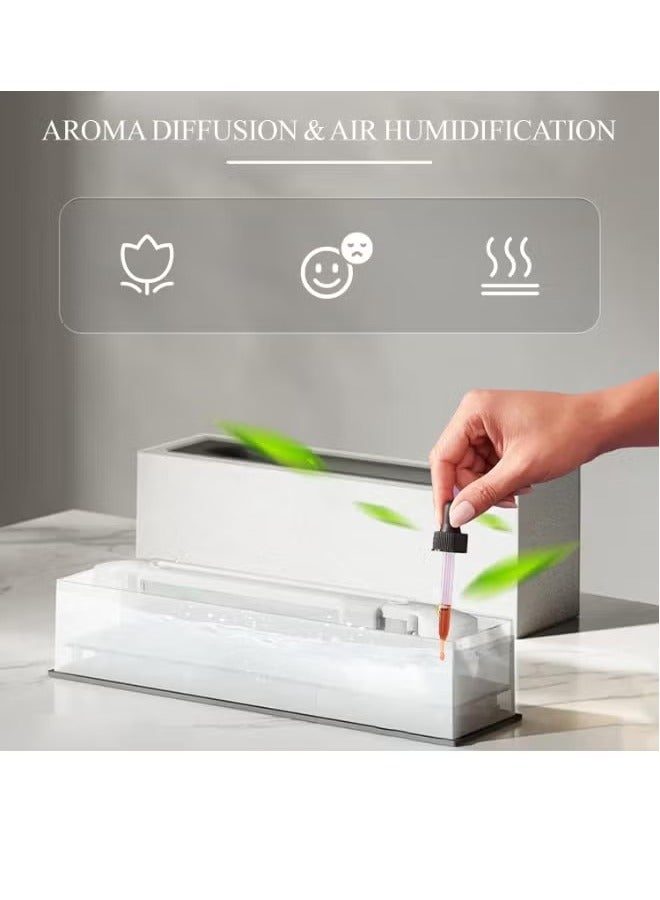 موزع روائح عطرية بتأثير لهب ملون موزع زيوت عطرية بدون ضوضاء مع خاصية الإيقاف التلقائي للمنزل والمكتب واليوغا – كود 6986 - Image 2