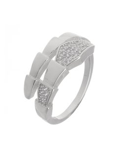 Silver Zircon Ring