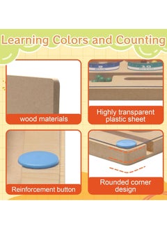Generic Magnetic Color and Number Maze - Montessori Board Toys for Kids Age 3+ reschooler Educational Counting Matching Wooden Activity Board Fine Motor Skills Learning Activity Development Boys Girls  - Image 5