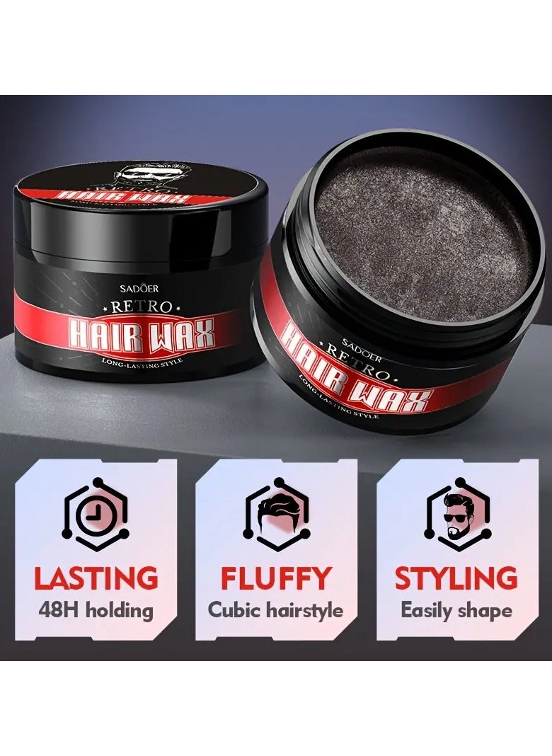 100g Premium Retro Hair Wax for Men - Long-Lasting, Strong Hold, Versatile Styling, Perfect for Normal Hair, Great Fathers Day Gift - pzsku/Z5EB4CD2BAB576FC0F5F9Z/45/_/1727162370/5369b449-dc05-46ff-a06d-f9ed2df8a410