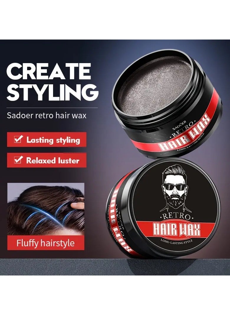 100g Premium Retro Hair Wax for Men - Long-Lasting, Strong Hold, Versatile Styling, Perfect for Normal Hair, Great Fathers Day Gift - pzsku/Z5EB4CD2BAB576FC0F5F9Z/45/_/1727162524/bd485f3f-6f06-44e4-9d1a-4243b84575fe