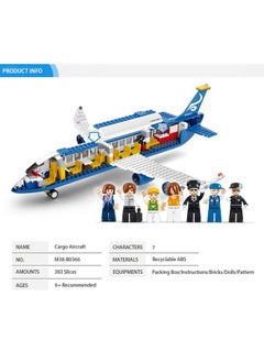 Sluban Sluban Aviation Blocks Plane Bricks Toy-Airbus (M38-B0366), 463 pieces  - Image 4