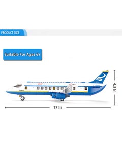Sluban Sluban Aviation Blocks Plane Bricks Toy-Airbus (M38-B0366), 463 pieces  - Image 3