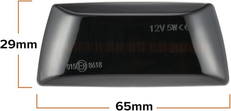 QASULER Dynamic Light Car Side Marker Lights - Image 2