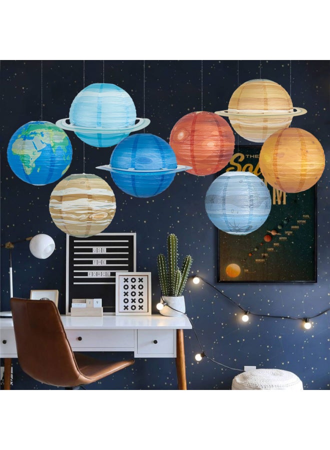 نيك فانوس ورق السماء المرصع بالنجوم - إكسسوارات زينة حفلات أعياد الميلاد لرياض الأطفال - فانوس كروي قابل للطي والتركيب الذاتي - Image 3