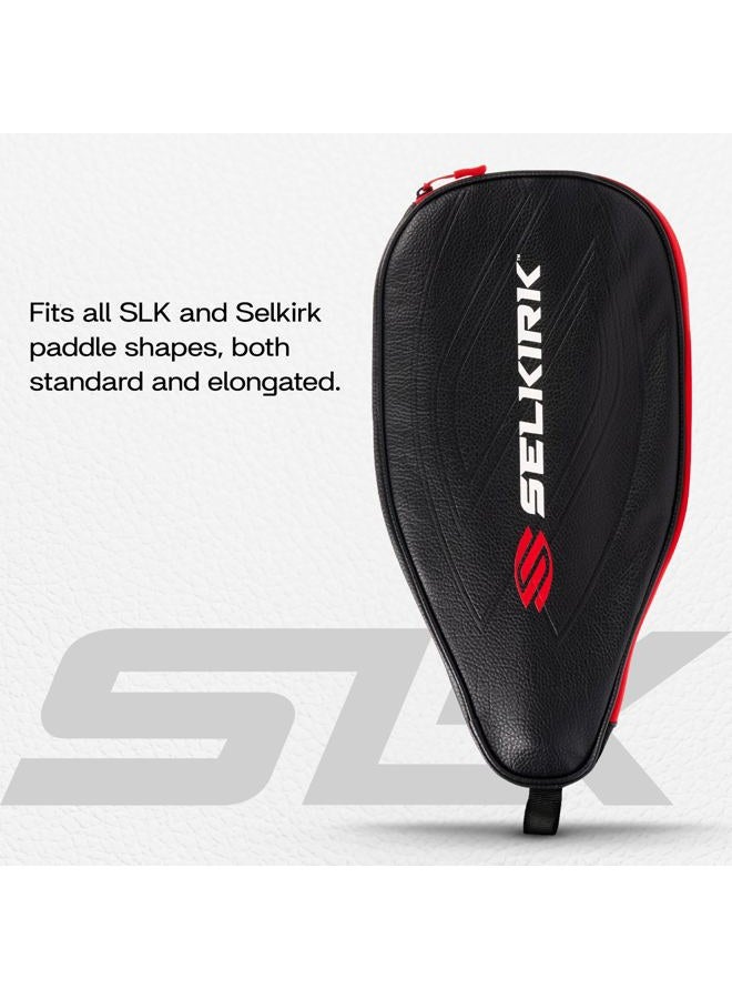 Selkirk Sport Premium Pickleball Paddle Cover (Black/Red) | Durable Leather Pickleball Covers for Paddles | Premium Pickleball Accessories and Pickleball Equipment Made in the USA | Pickleball Case - Image 3