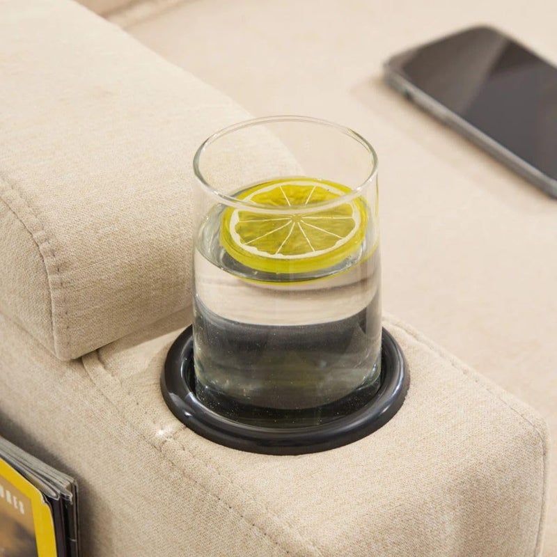 Comfynest Modular 3-Seater Sectional Sofa with Storage - Image 3