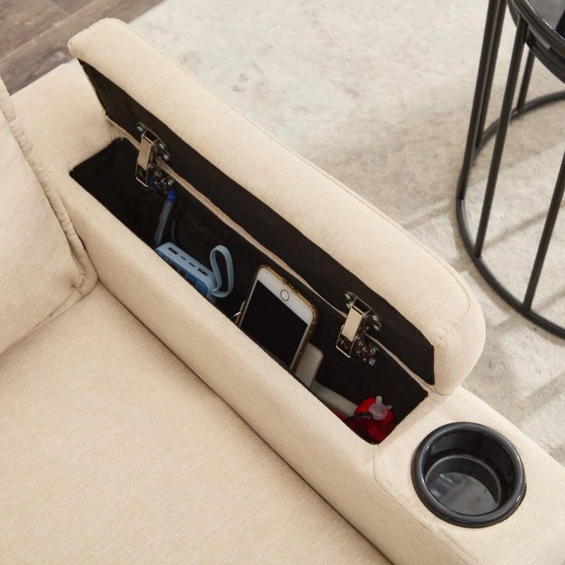 Comfynest Modular 3-Seater Sectional Sofa with Storage - Image 5