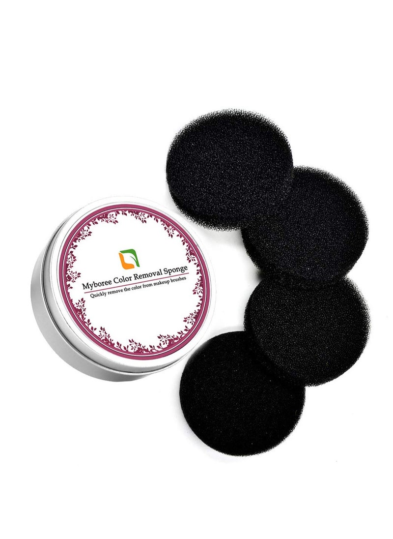 Myboree - Makeup Brushes Cleaner Eye Shadow or Blush Color Removal Sponge Kit - Image 1