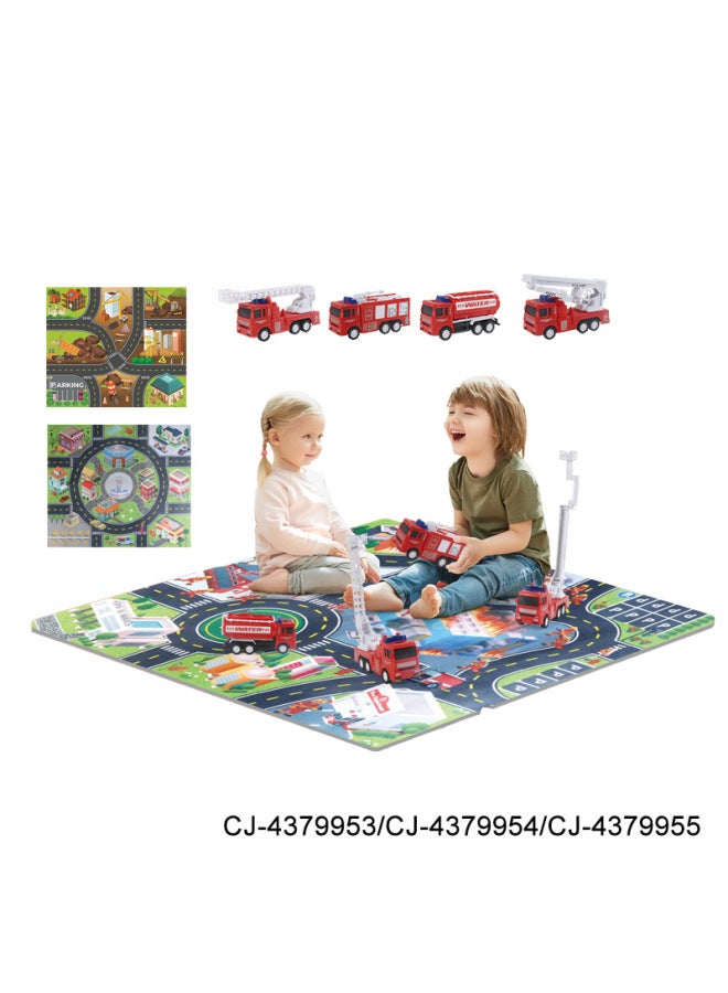 CJ Simulation Car Cartoon Game Carpet Suit A Variety Of Theme Parent-child Interactive Early Education Educational Toys - Image 5