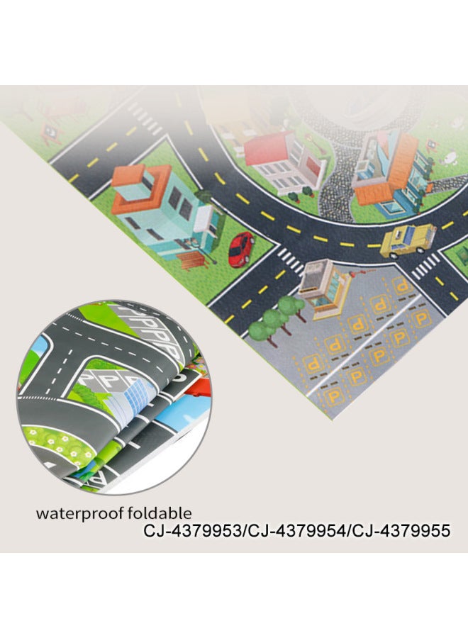 CJ Simulation Car Cartoon Game Carpet Suit A Variety Of Theme Parent-child Interactive Early Education Educational Toys - Image 3