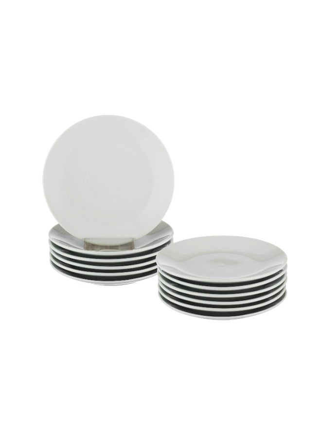 Dania 12-piece porcelain serving and serving plate set, 15 cm - Image 2